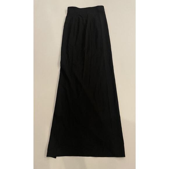 Ralph Lauren Collection Wool Cashmere Black Maxi Pencil Skirt 4 S Purple Label - Picture 10 of 15